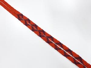 アンティーク　正絹　帯留め用　手組三分紐